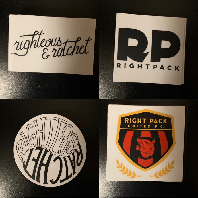 Righteous and Ratchet Sticker Pack